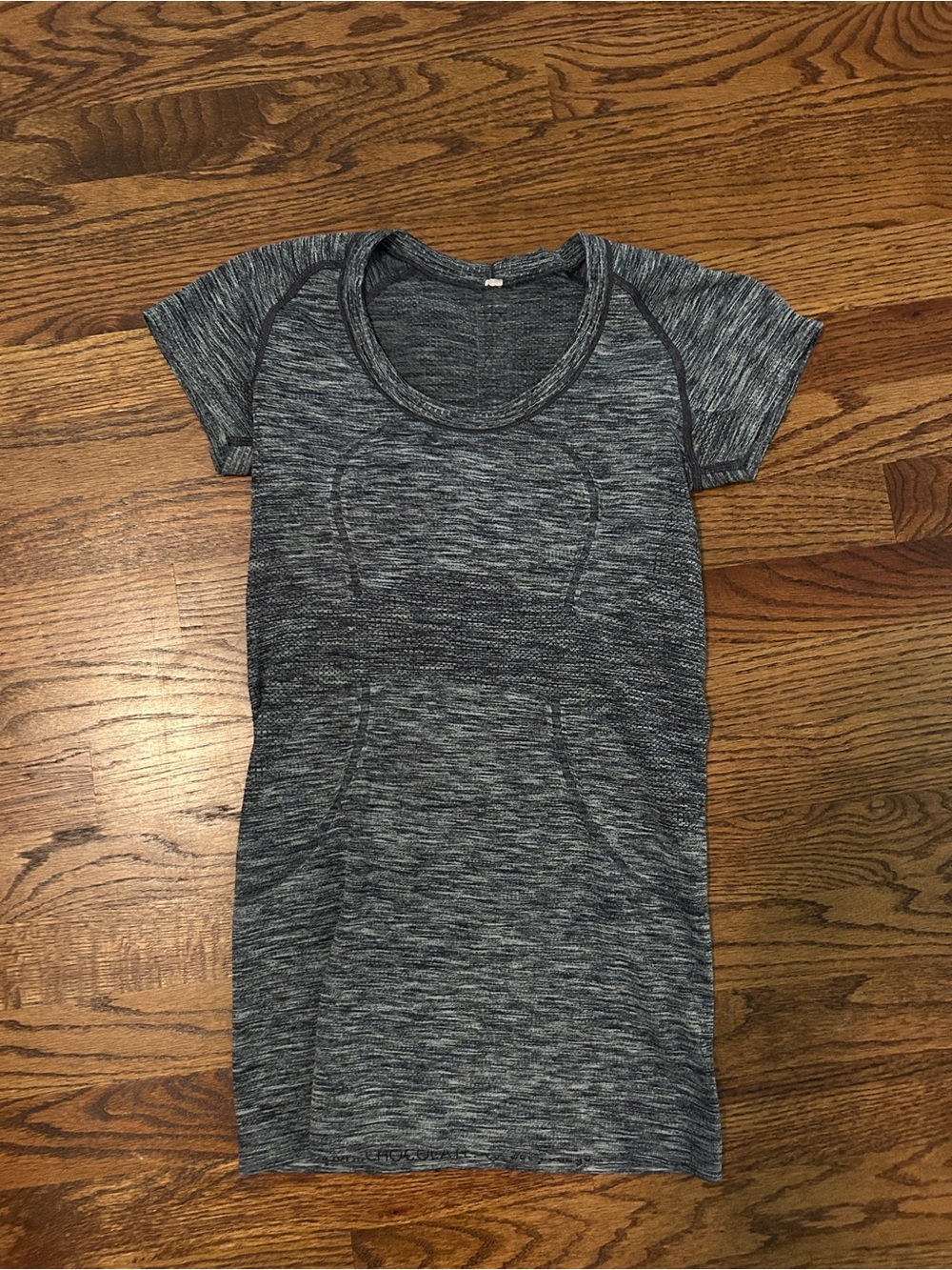 lululemon athletica Heathered Charcoal Short-Sleeve Athletic Tee